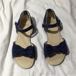 Gymboree 9 denim sandal nwot perfect